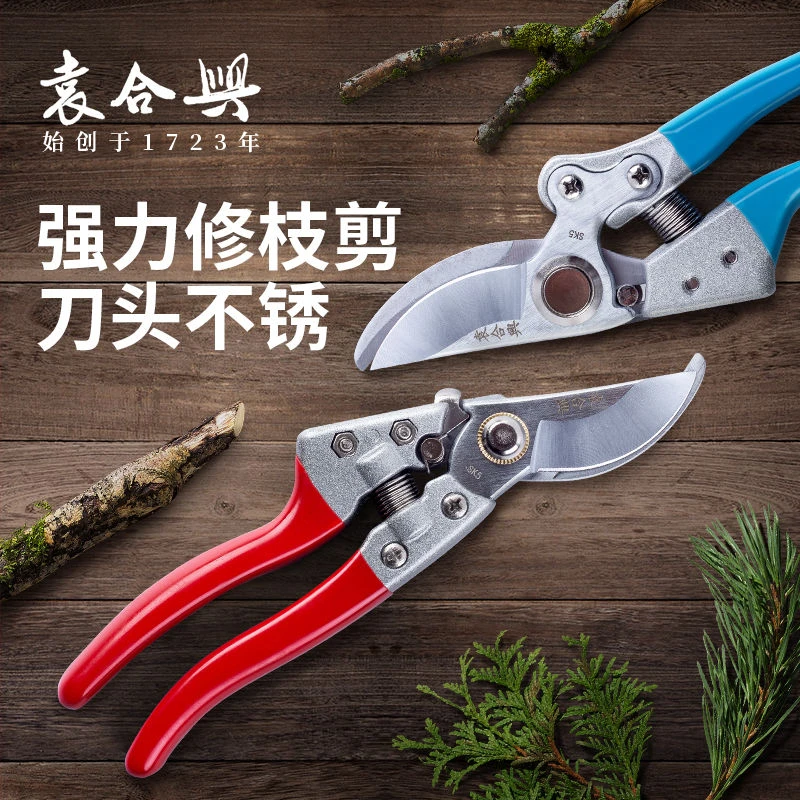 袁合兴修剪树枝剪刀剪枝园林粗枝果树花剪盆景园艺花艺剪花枝剪子