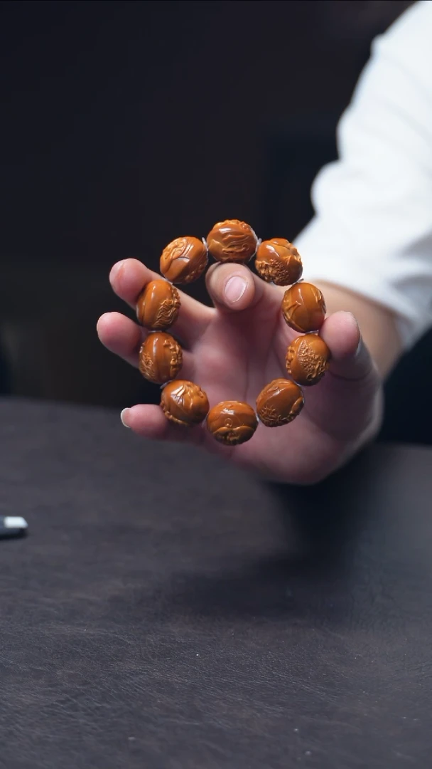 橄榄核手串/手链双面十八罗汉+-