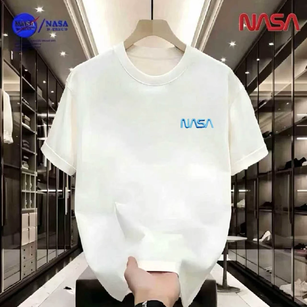 NASAT HONK【万针刺绣】联名夏季圆领短袖T恤男女同款情侣短袖