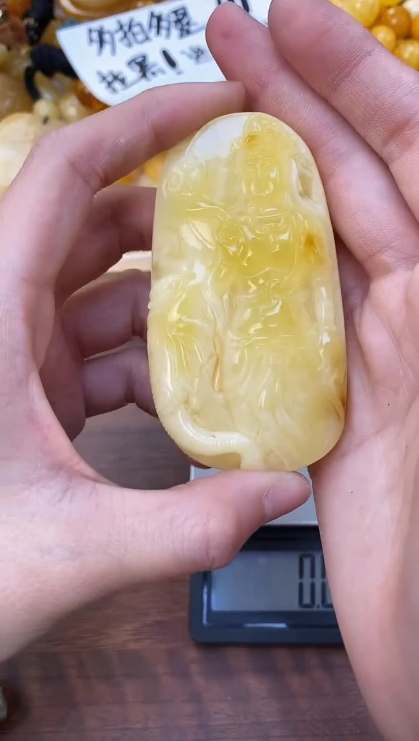 裸石琥珀未镶嵌天然琥珀蜜蜡
