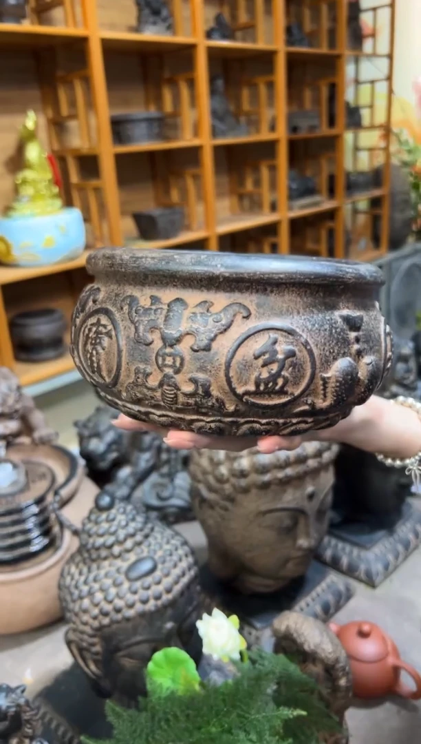 陶土【火山泥】聚宝盆