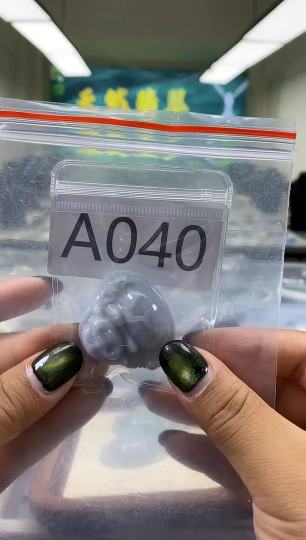 翡翠未镶嵌颈饰喜****开a040