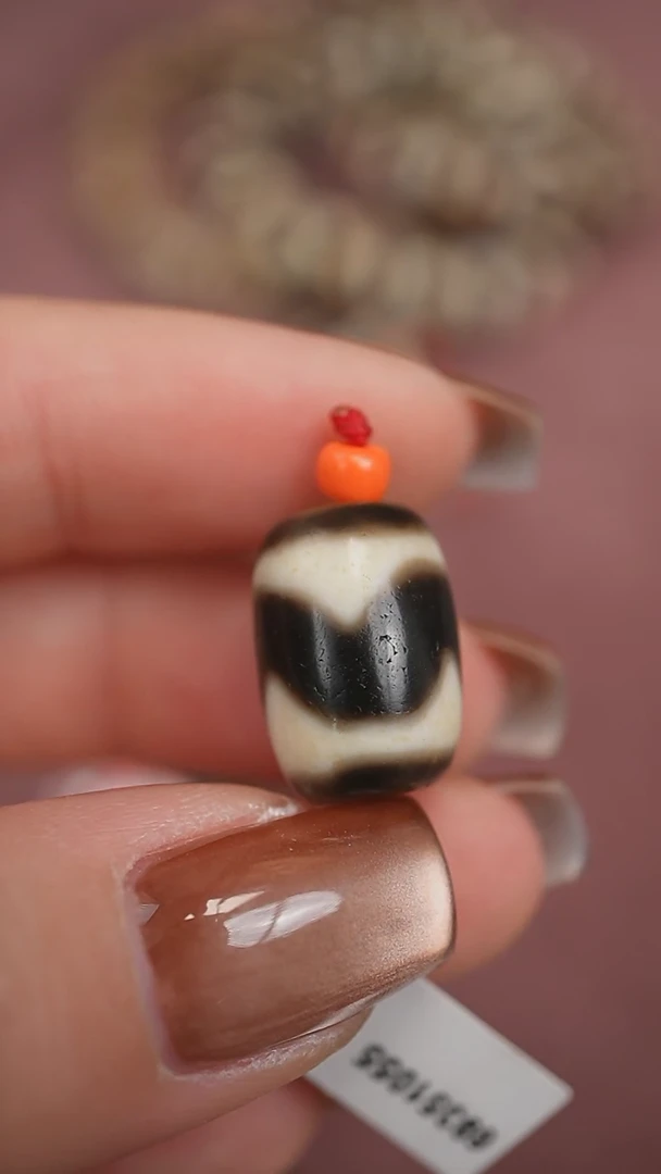 【闪购商品】玛瑙/玉髓颈饰未镶嵌蚀花玛瑙珠定制编绳