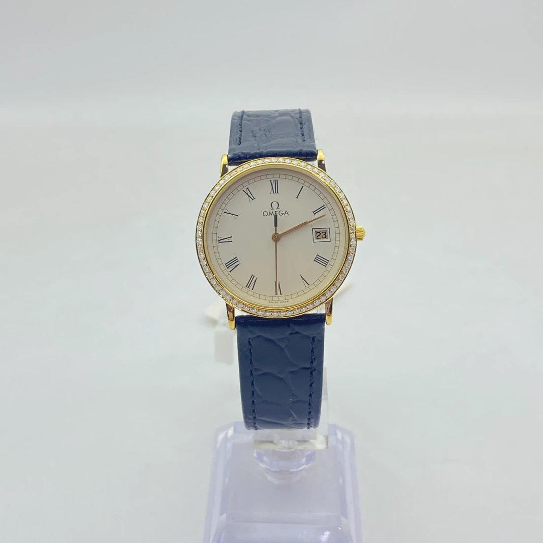 95新 Omega/欧米茄 碟飞系列/32MM/石英/后镶钻