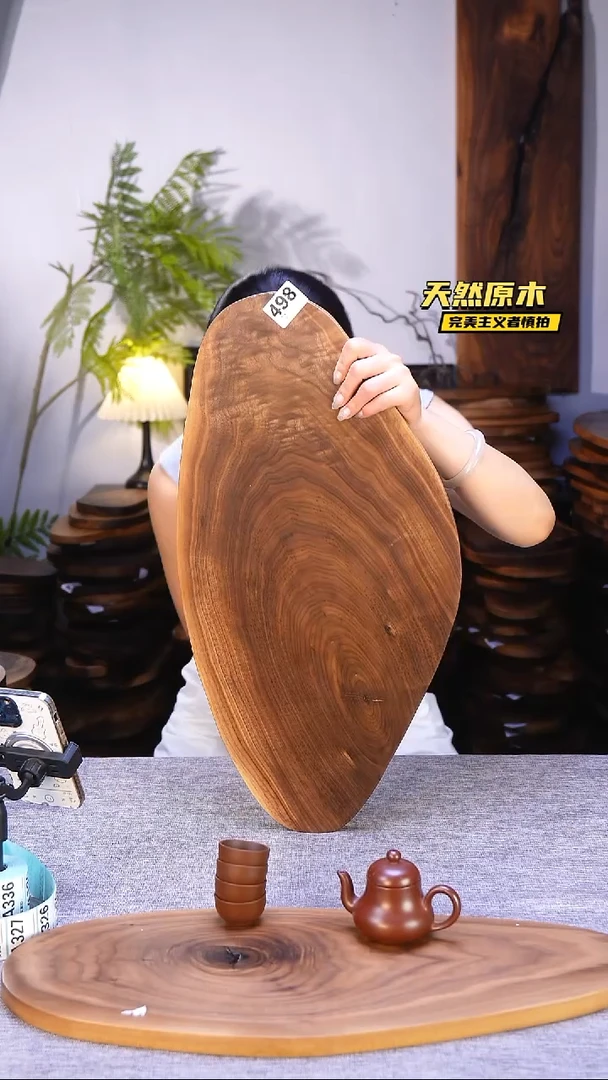木北美黑胡桃原木.干裂疤结不属于商品质量问题完美主义者慎拍