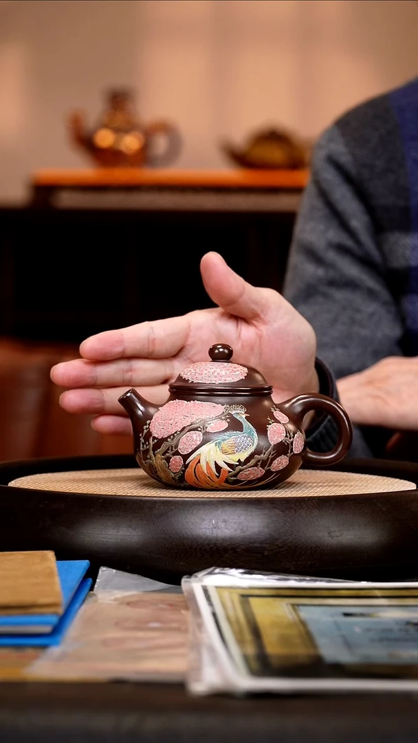 茶壶紫砂BYM10容天   百目紫泥   230cc