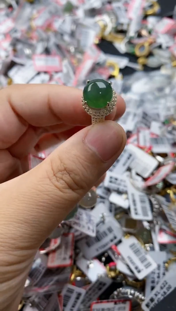 翡翠戒指未镶嵌11-11--110
