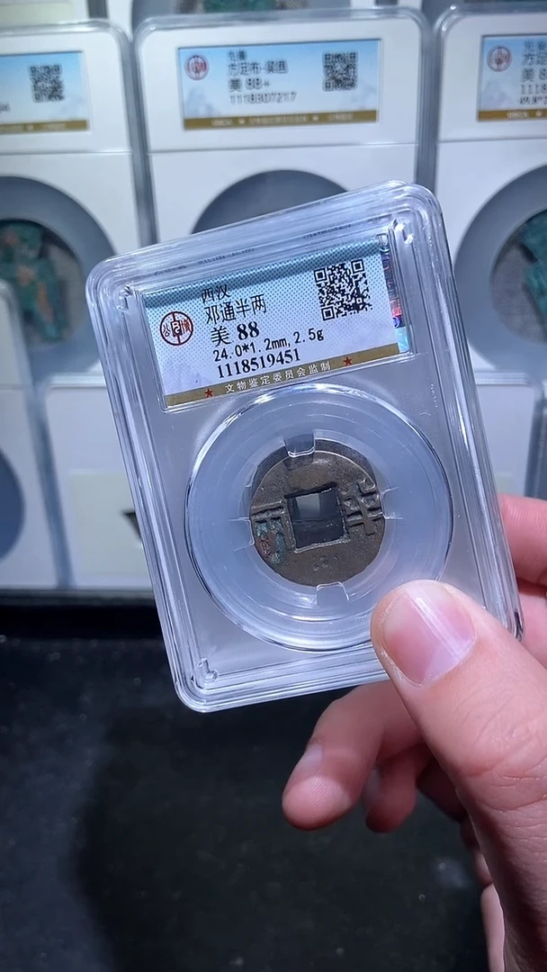 【闪购商品】铜历代 邓通半两一枚