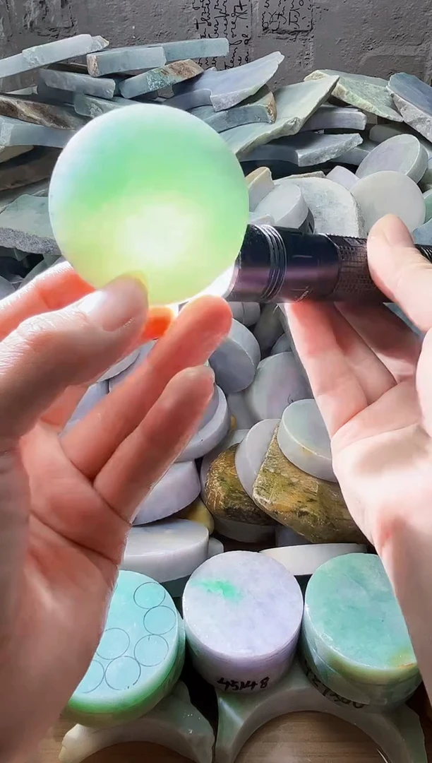 裸石翡翠天然翡翠A货玉 南 945