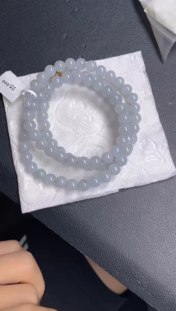 定制翡翠未镶嵌翡翠珠串