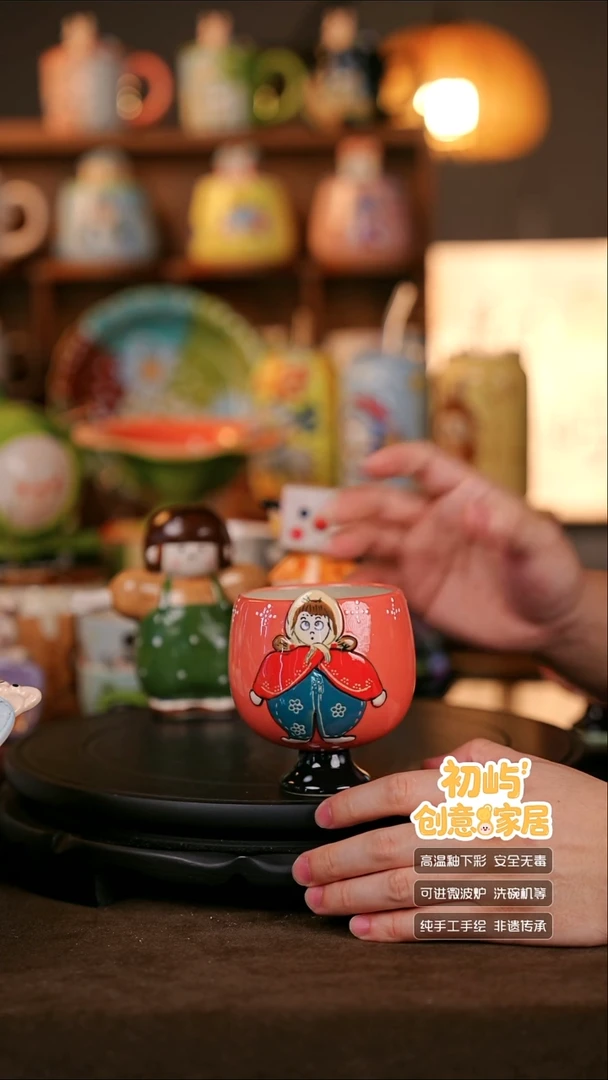 陶瓷手工手绘餐具