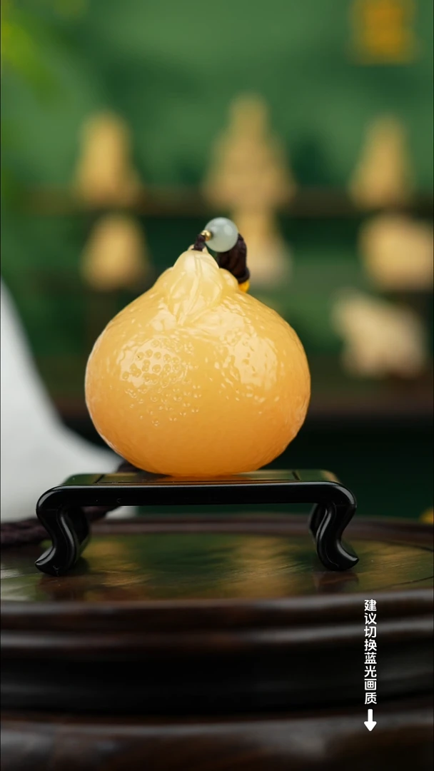 玉【大吉大利】天然玉石手把件