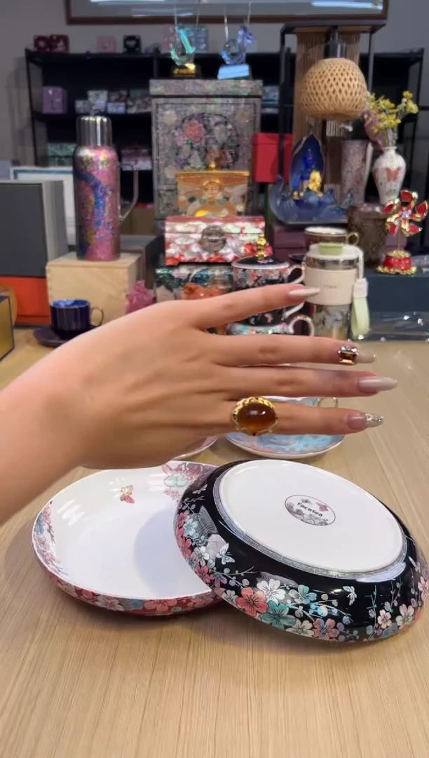 156灵羽和鸣深盘套二-红/黑