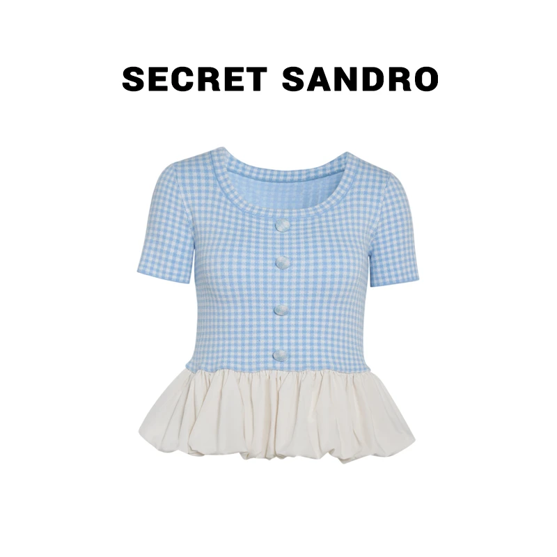【海盐芝士】【Secret Sandro】 楚楚 百搭休闲衬衫 M55287073C