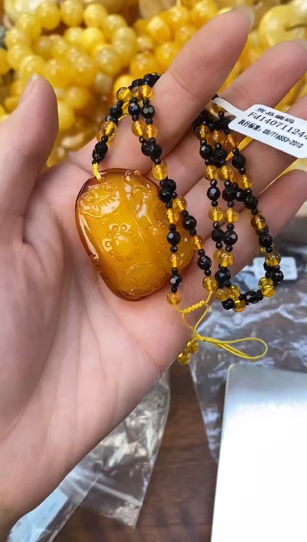 裸石琥珀未镶嵌天然琥珀蜜蜡