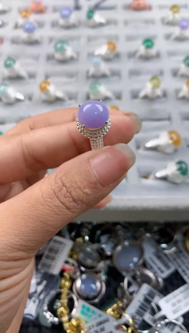 未镶嵌戒指翡翠222----5