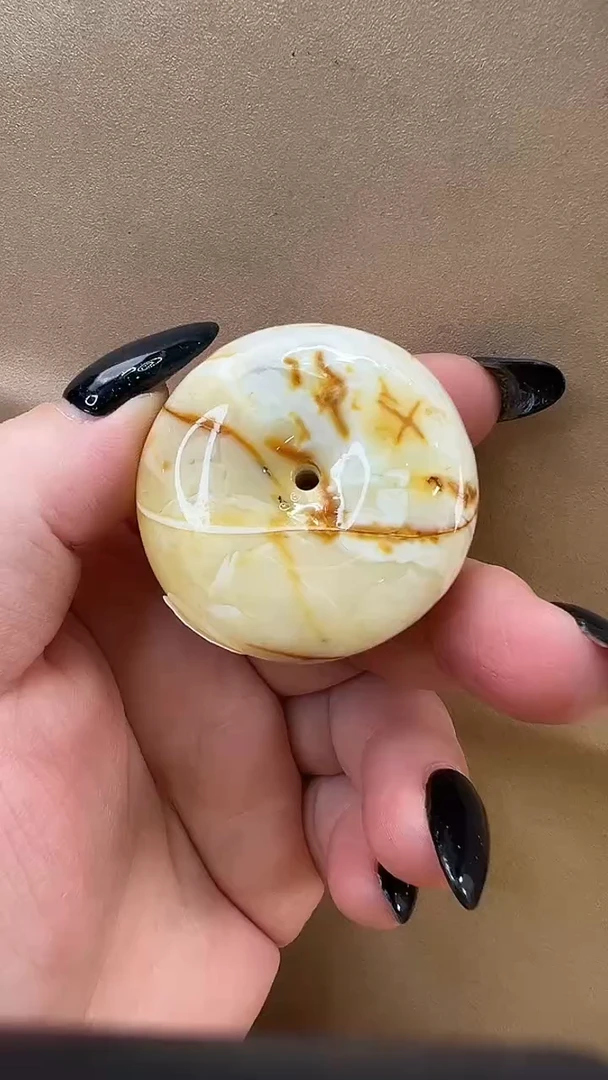 琥珀颈饰未镶嵌吊坠
