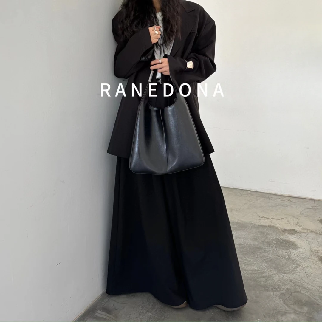 【RAIN·CUN】 轻奢简约大容量单肩托特包 SK-92350-黑色
