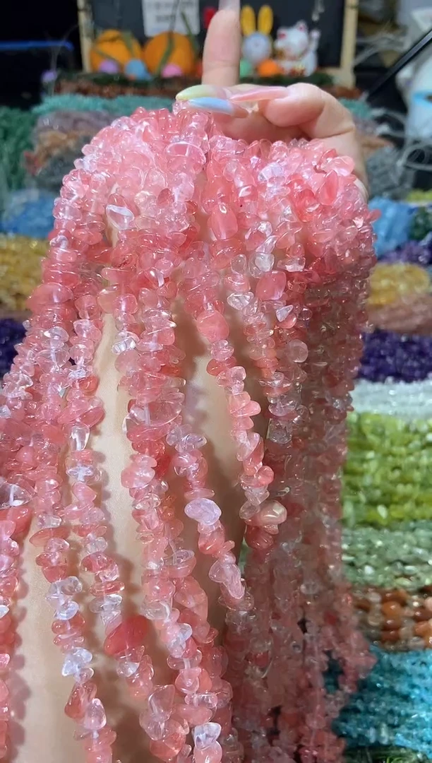 水晶珠宝半成品未镶嵌西瓜晶