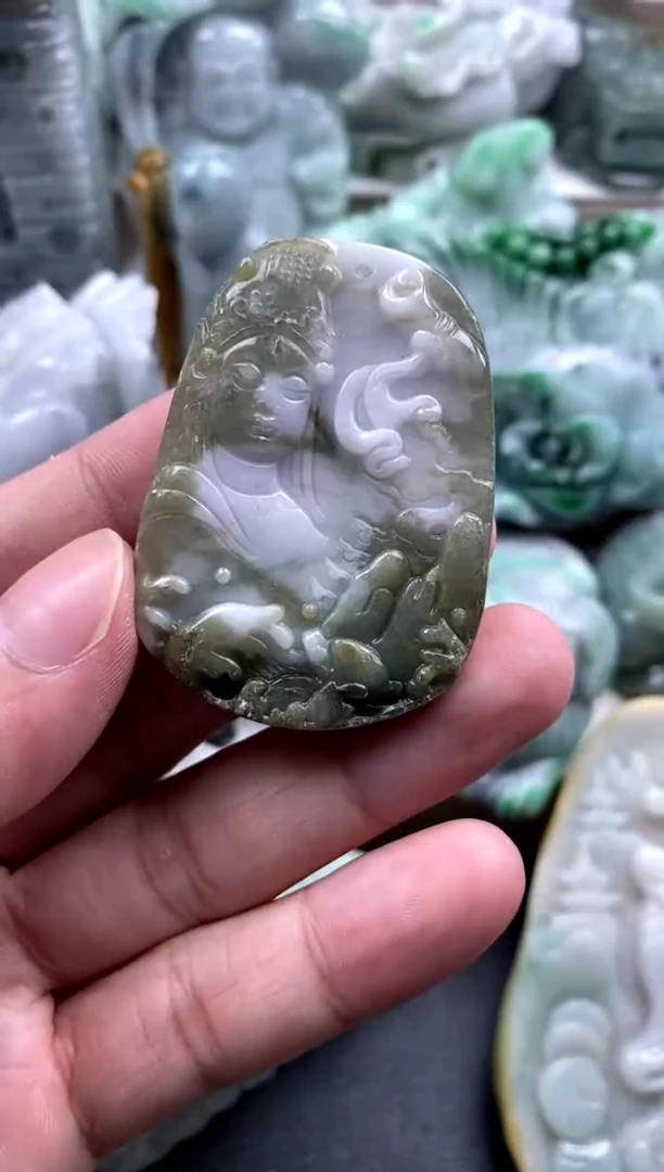 吊坠(不含链)未镶嵌翡翠1