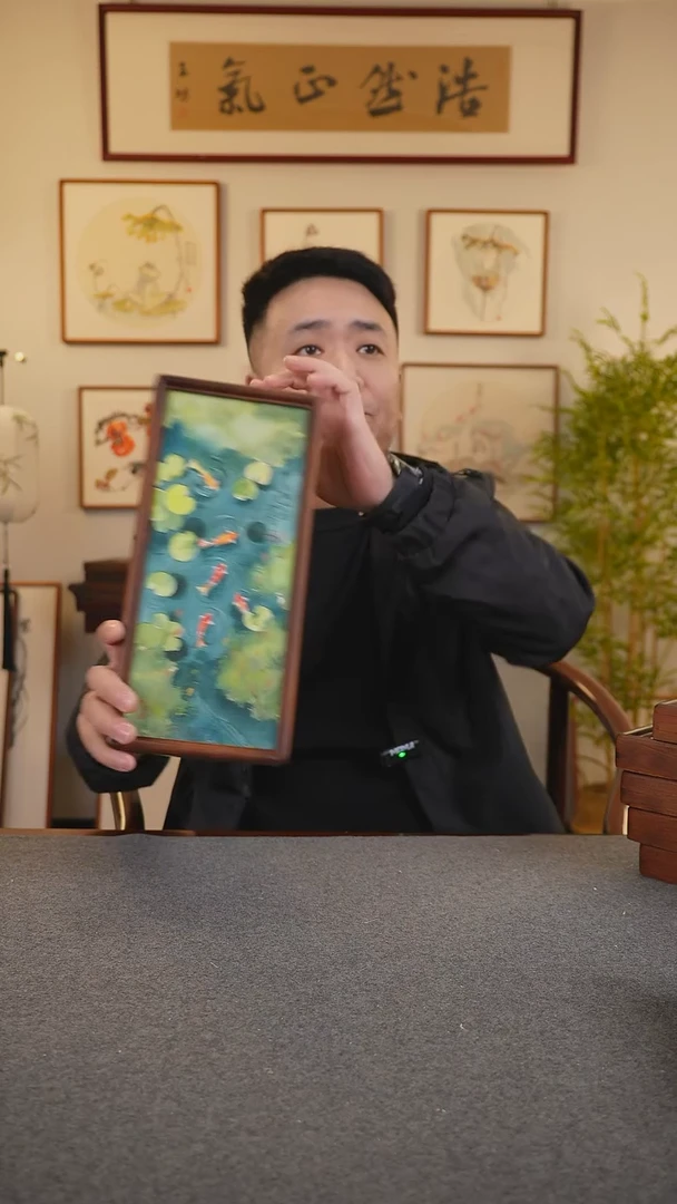 横款鹿鸣现代美术馆-岳倚竹老师作品