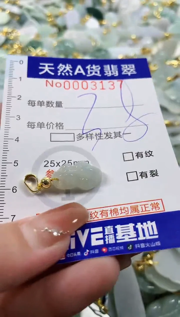 颈饰未镶嵌翡翠天然A货翡翠