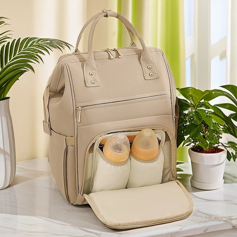 辣妈母婴专用多功能妈咪包2025新款婴儿外出便携双肩包