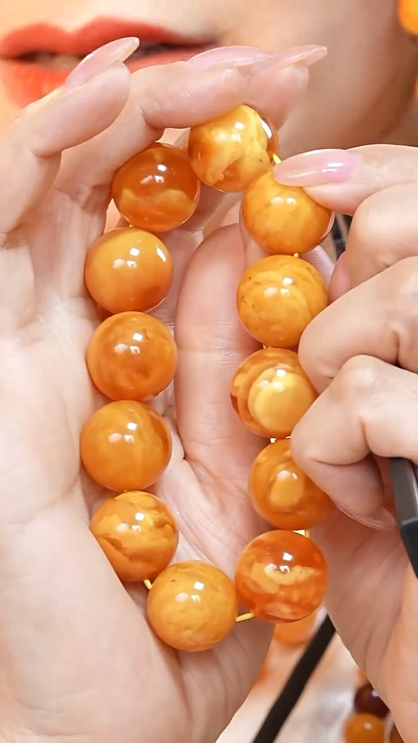 蜜蜡颈饰未镶嵌6188天然蜜蜡珠宝奇石云端妖孽全部保真