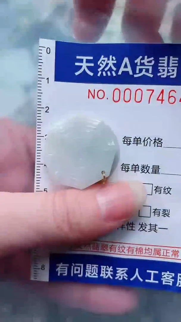 翡翠未镶嵌吊坠(不含链)1