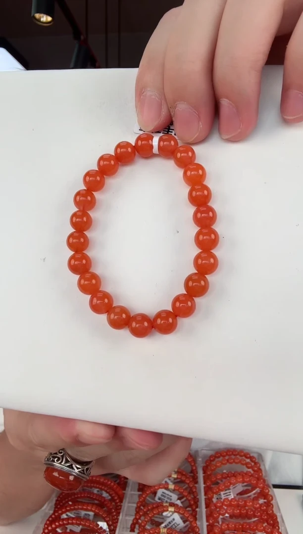 【闪购商品】南红玛瑙冰红手串8+未镶嵌一个/条