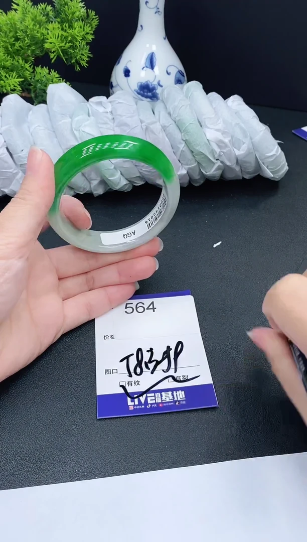 未镶嵌手镯翡翠564