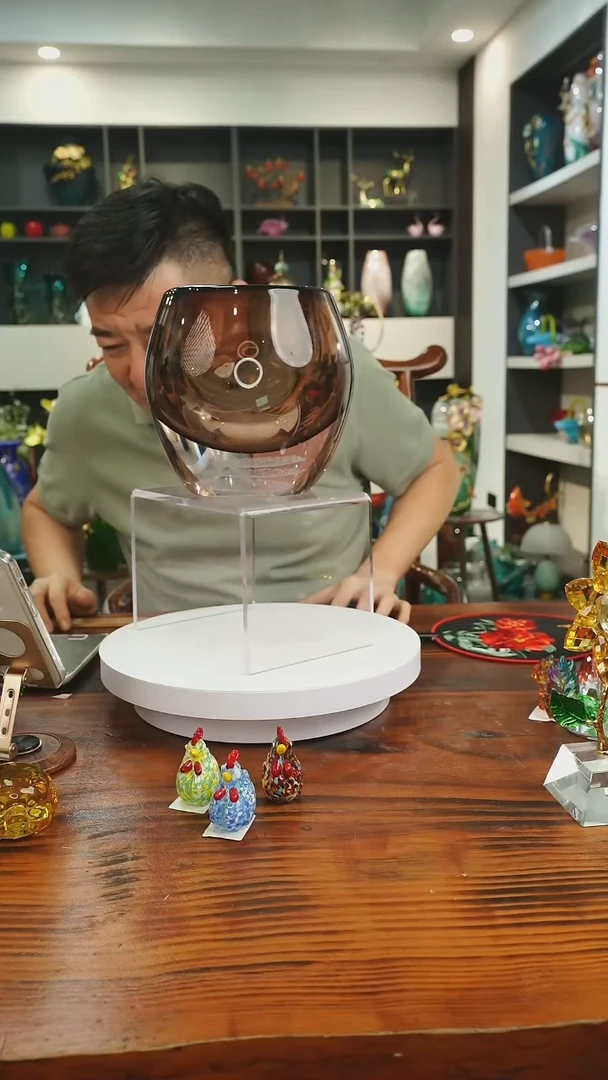 琉璃手工艺品外贸尾货花瓶255