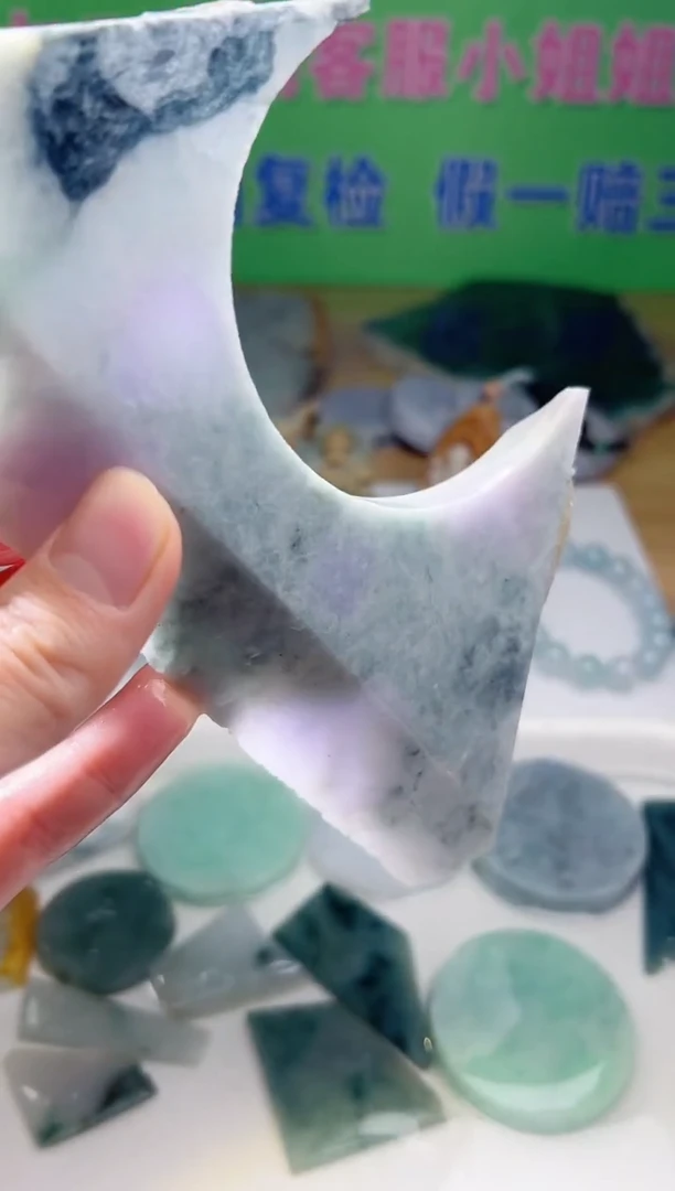 裸石翡翠天然翡翠A货古 南 983