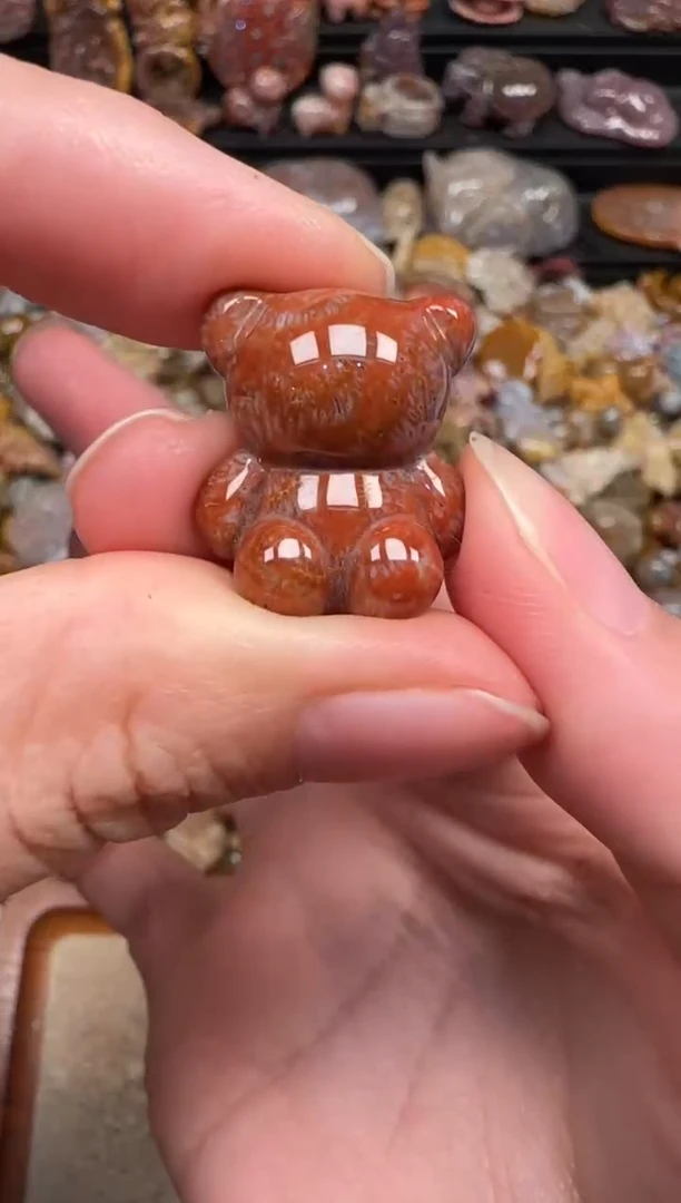 颈饰未镶嵌硅化珊瑚（珊瑚玉）406
