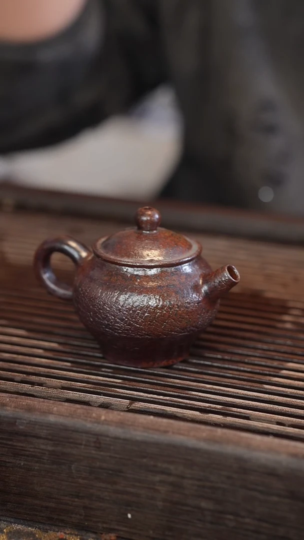 茶壶紫砂原矿手工制作90cc