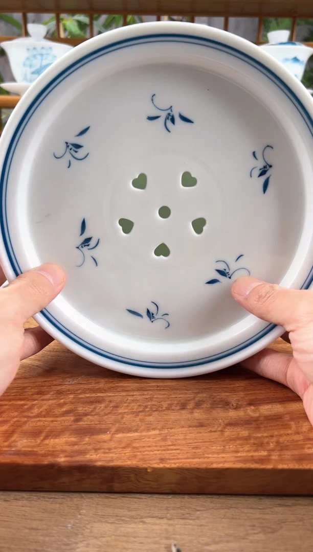 【闪购商品】玉兰纯手绘8寸茶船