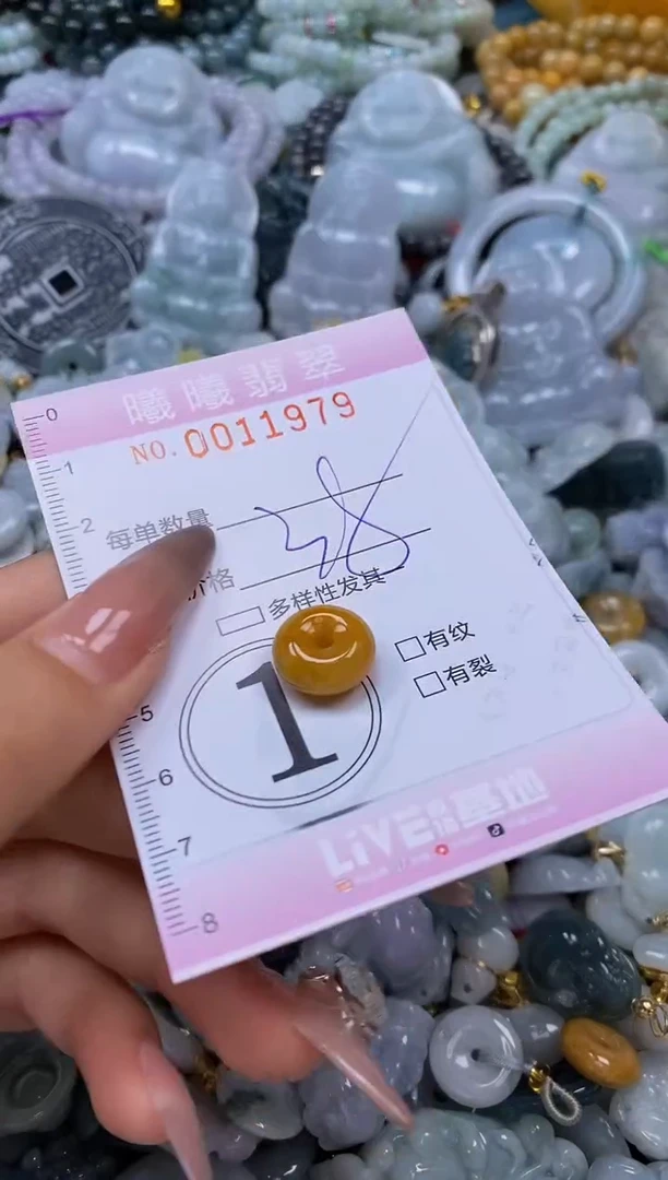 翡翠未镶嵌颈饰闪购001979