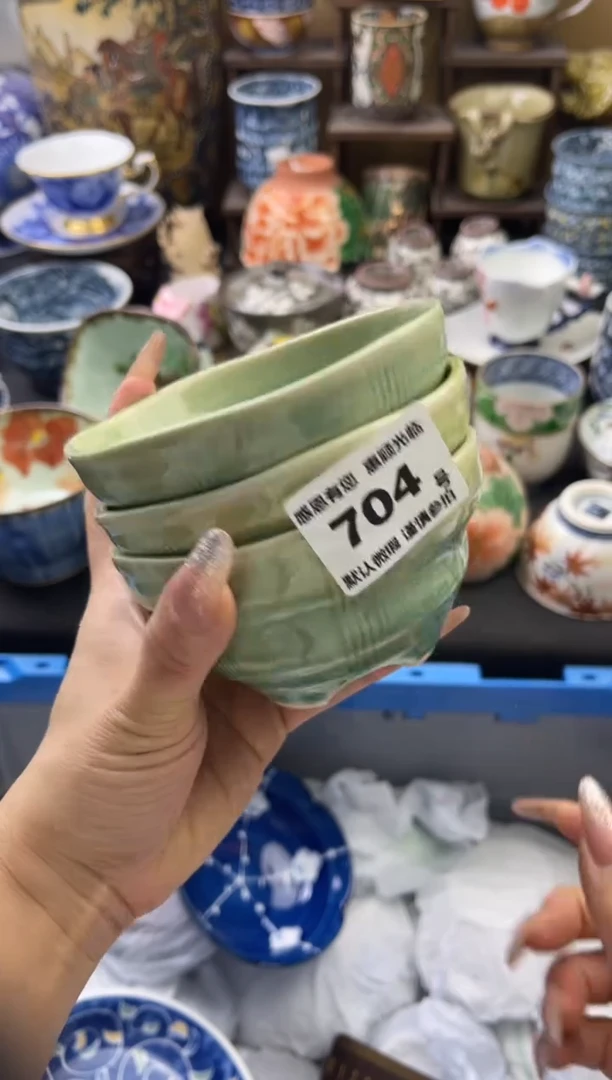 【闪购商品】瓷片704号六六瓷器工艺品瓷器开片