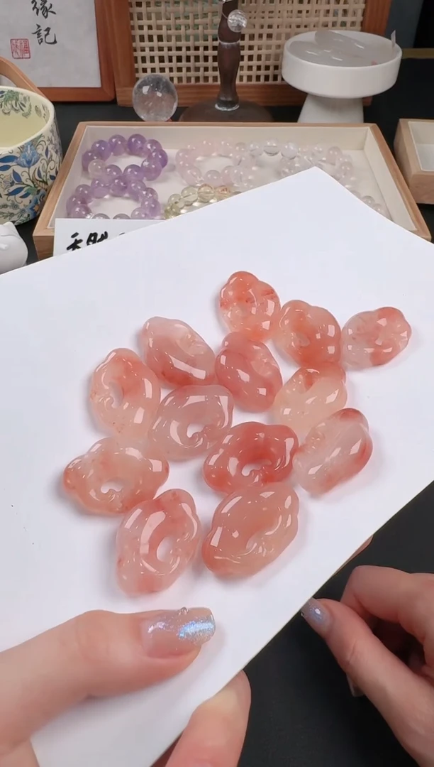 石英质玉未镶嵌颈饰83多样性拍一发一