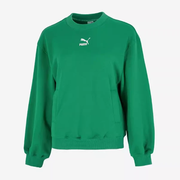 PUMA/彪马【大仓】女子运动休闲印花宽松时尚百搭套头卫衣537518-86