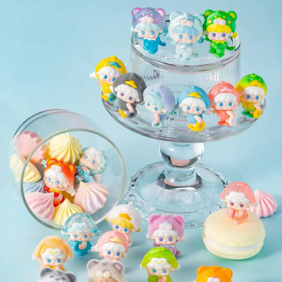 (代拆）糖糖欢乐动物系列萌粒可爱潮玩盲盒盲袋