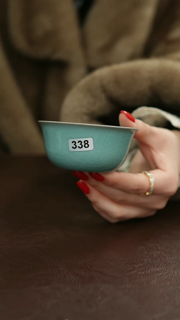 摆件瓷338原矿原釉汝宋汝瓷