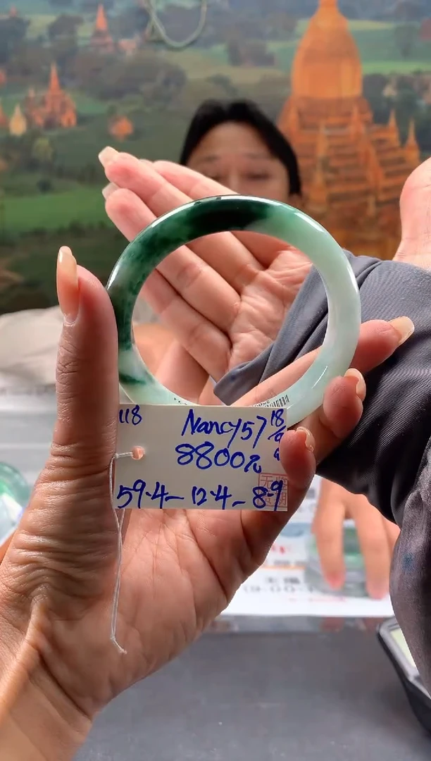 未镶嵌手镯翡翠N****7翡翠手镯 下单联系小耳机#118