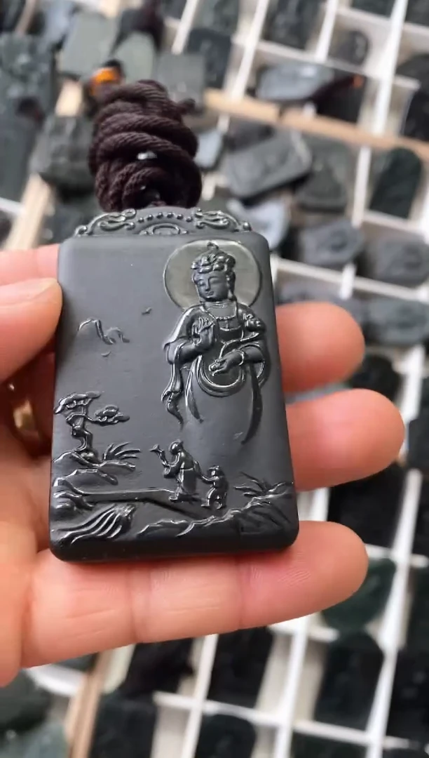 【闪购商品】和田玉吊坠(不含链)未镶嵌观音