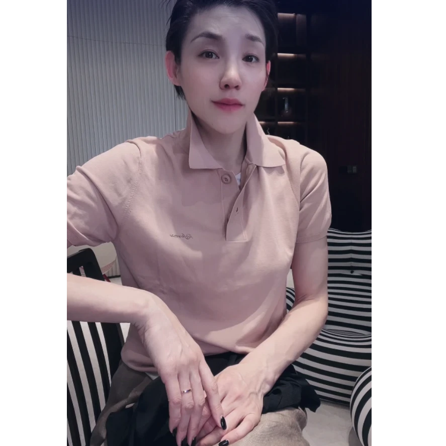 MNFK 去法国的 原厂面料 女款  烫钻短袖 TX0111