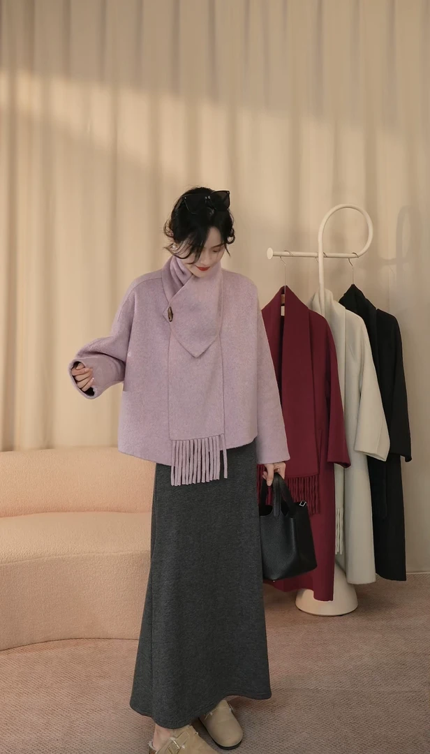 【AM专属】新款时尚毛呢外套2501