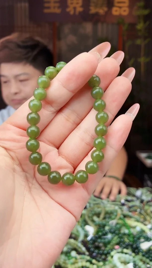 和田玉未镶嵌颈饰拍一发一