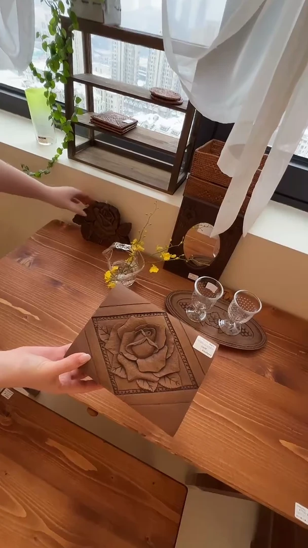 茶道摆件0000木雕盒0826