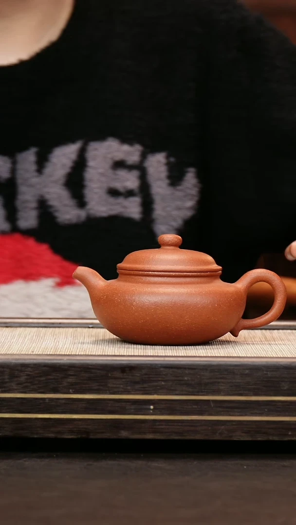 茶壶紫砂原矿深砂红泥 仿古壶 徐进
