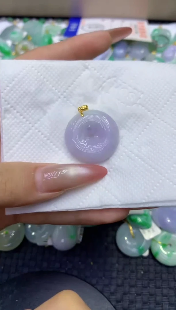 颈饰未镶嵌翡翠天然缅甸A货翡翠